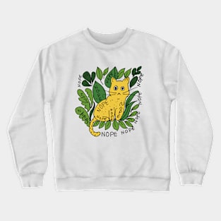 NOPE CAT Crewneck Sweatshirt